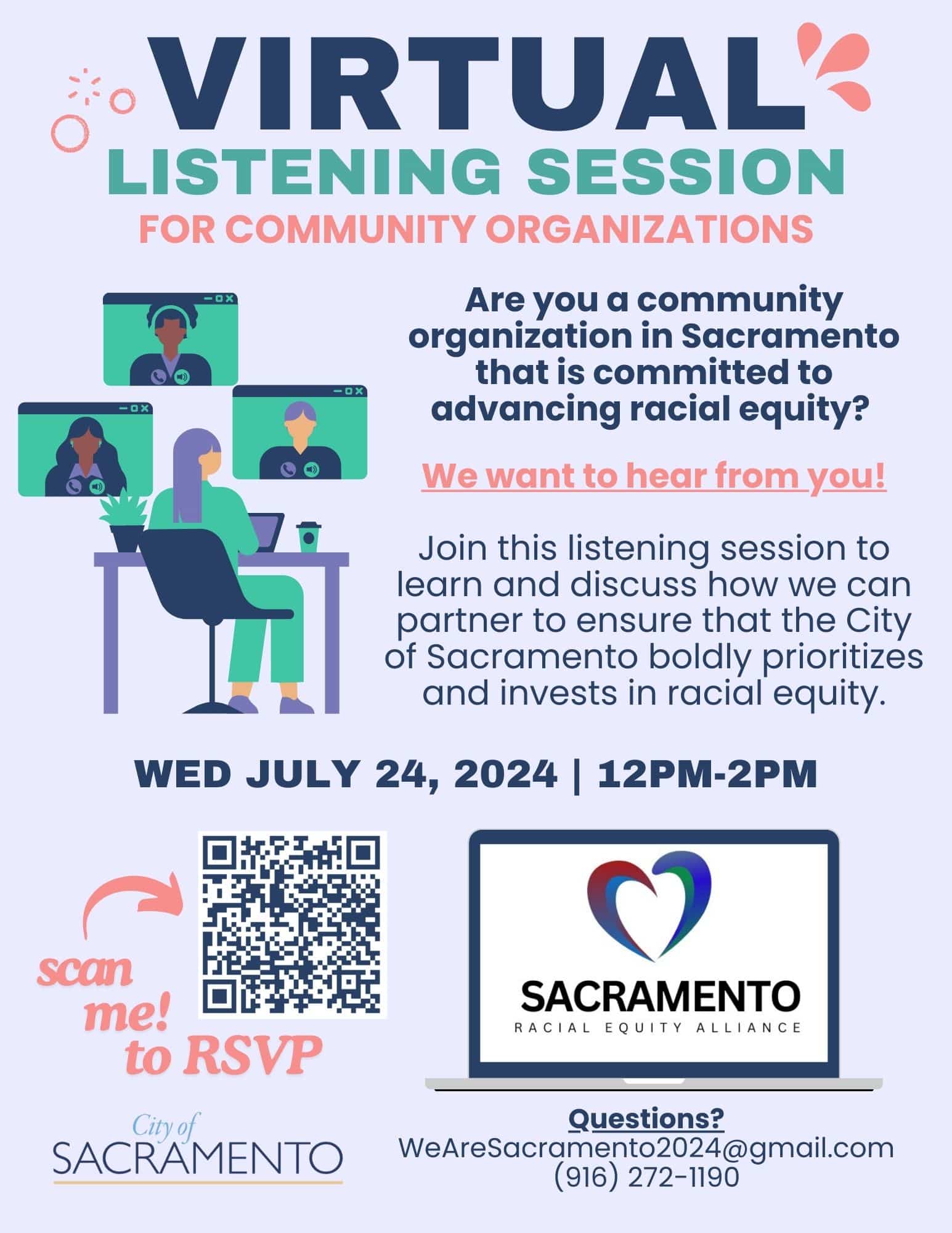 Community Business Organizations Listening Sessions